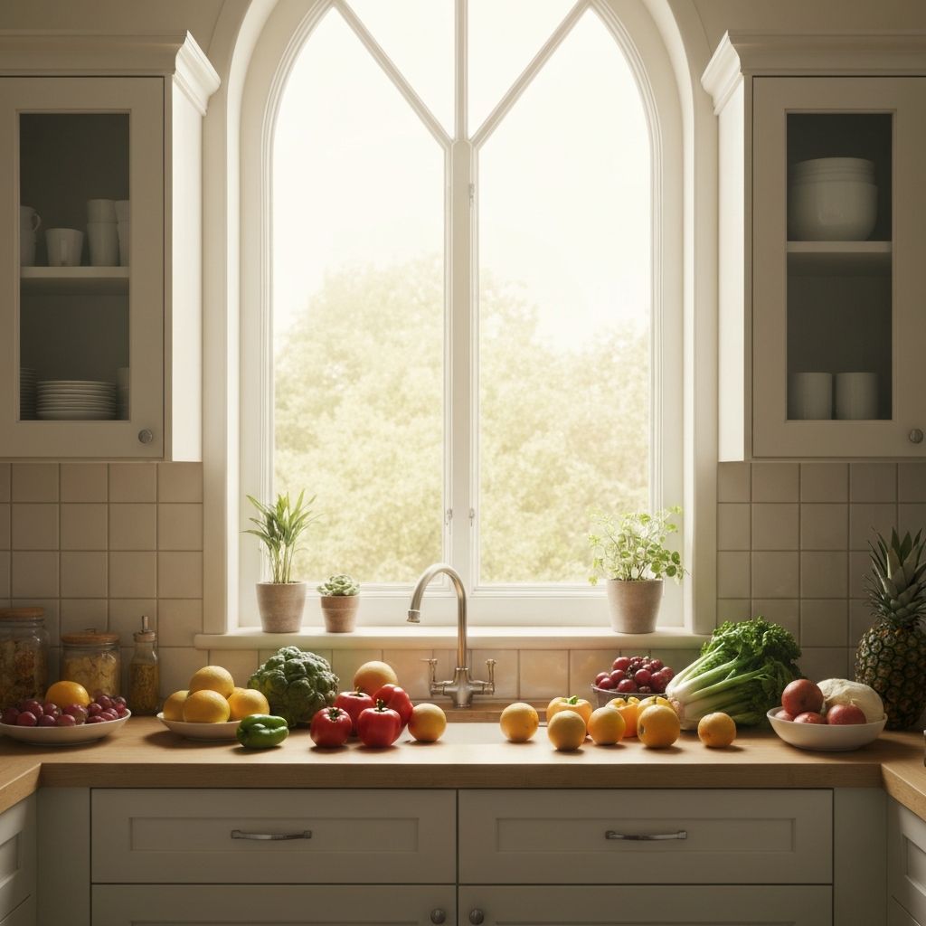Küche am Morgen