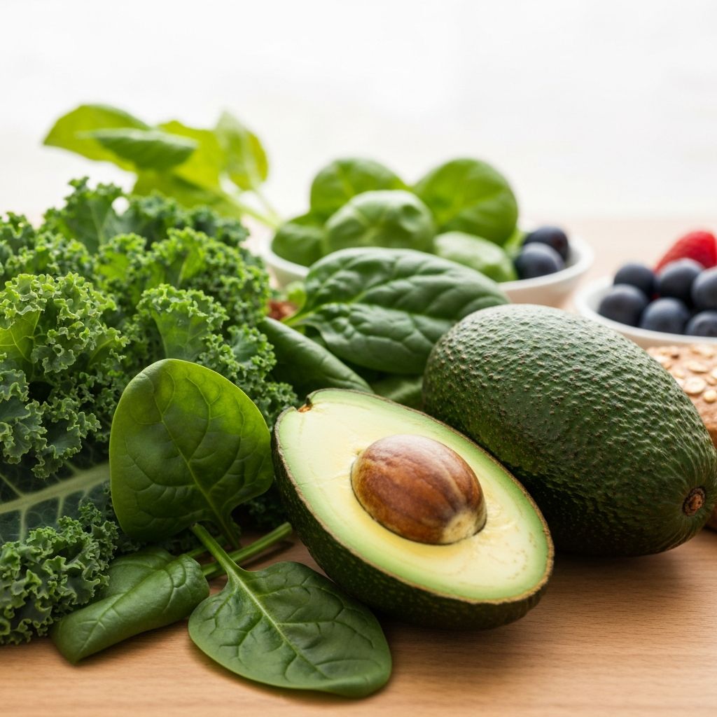 Grüne Smoothie-Zutaten